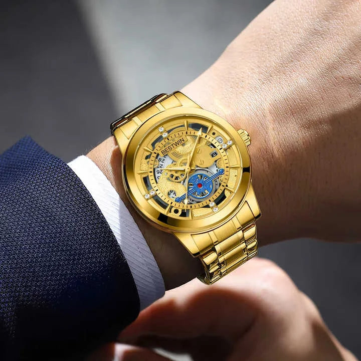 BESTWIN High Quality Luxury Business Elite Men's Watch Waterproof