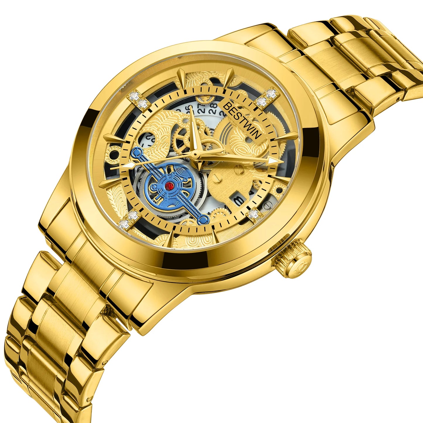 BESTWIN High Quality Luxury Business Elite Men's Watch Waterproof