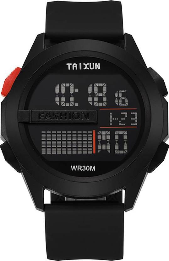 Waterproof Digital Sports Watch – Alarm & Stopwatch