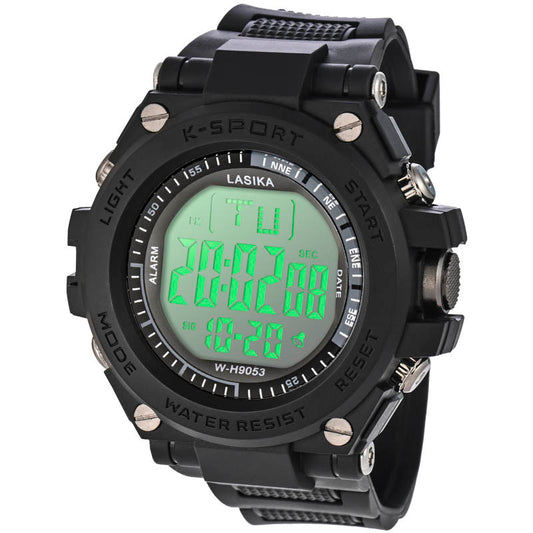 Men Sports Wristwatch Stopwatch Waterproof Alarm Watch