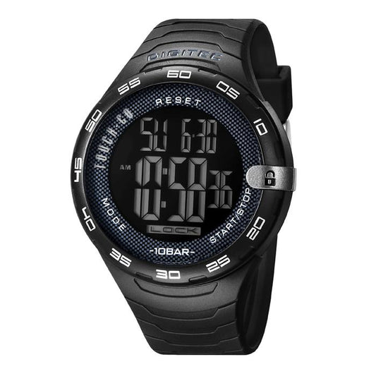 Men’s Digital Sports Watch – Waterproof | Alarm, Stopwatch, Backlight, Time & Date