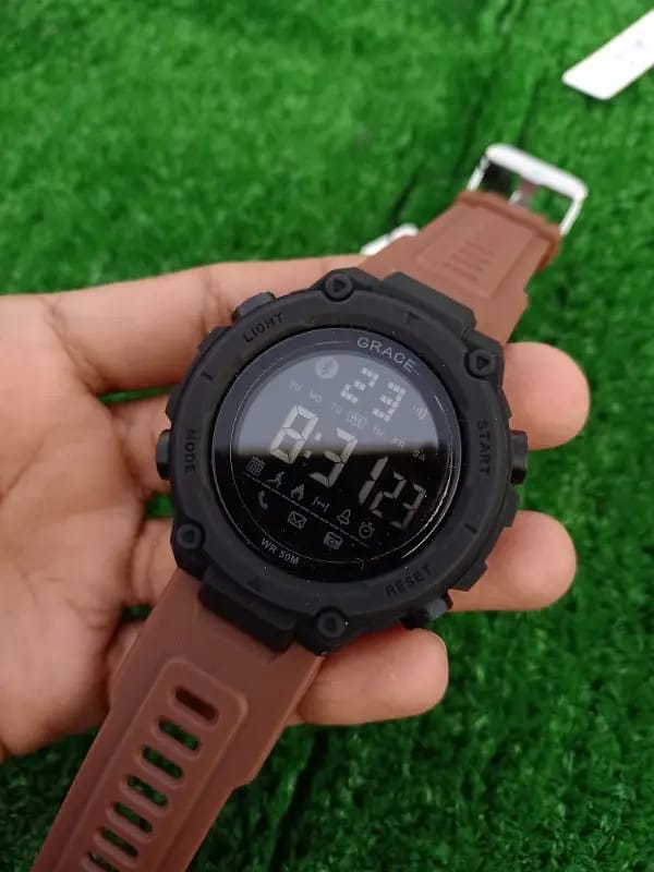 Men Wrist Watches Water Resistant Luminous Stopwatch Timer Dual Time Display Digital Watch