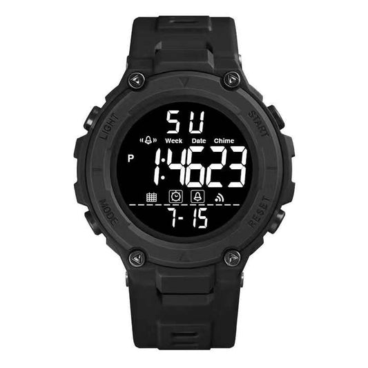 Men Wrist Watches Water Resistant Luminous Stopwatch Timer Dual Time Display Digital Watch