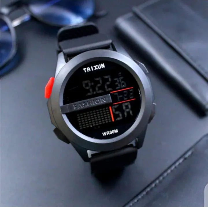 Waterproof Digital Sports Watch – Alarm & Stopwatch