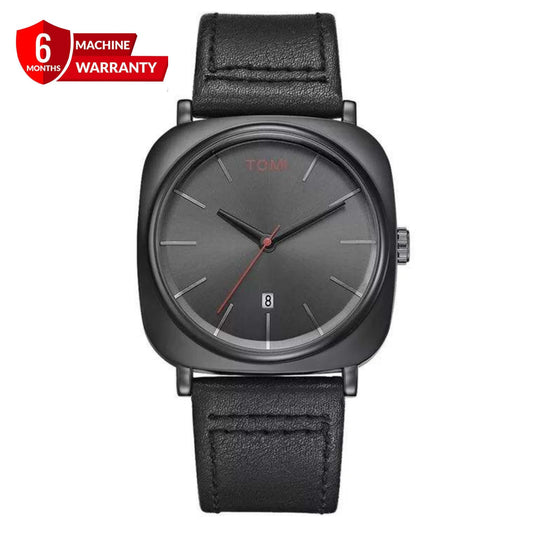 TOMI T-084 Quartz Date Business Class Strap Watch