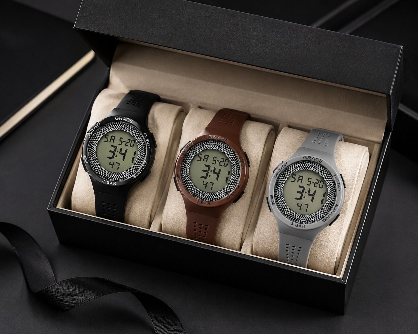 AK Active Kids Sports Watch | Waterproof | Alarm | Stopwatch | LED Light